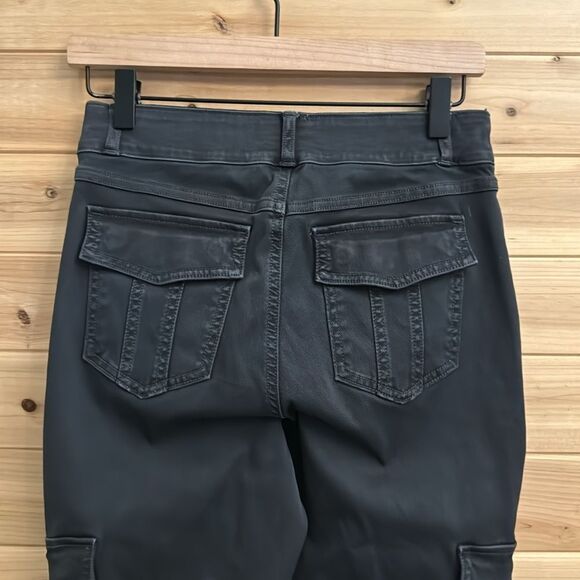 SPANX Size Medium Stretch Twill Cargo Pull On Skinny Pants - Picture 10 of 16
